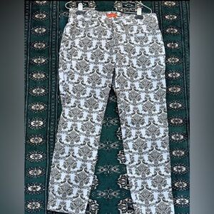 Cartonnier dark green and white Floral Pants
